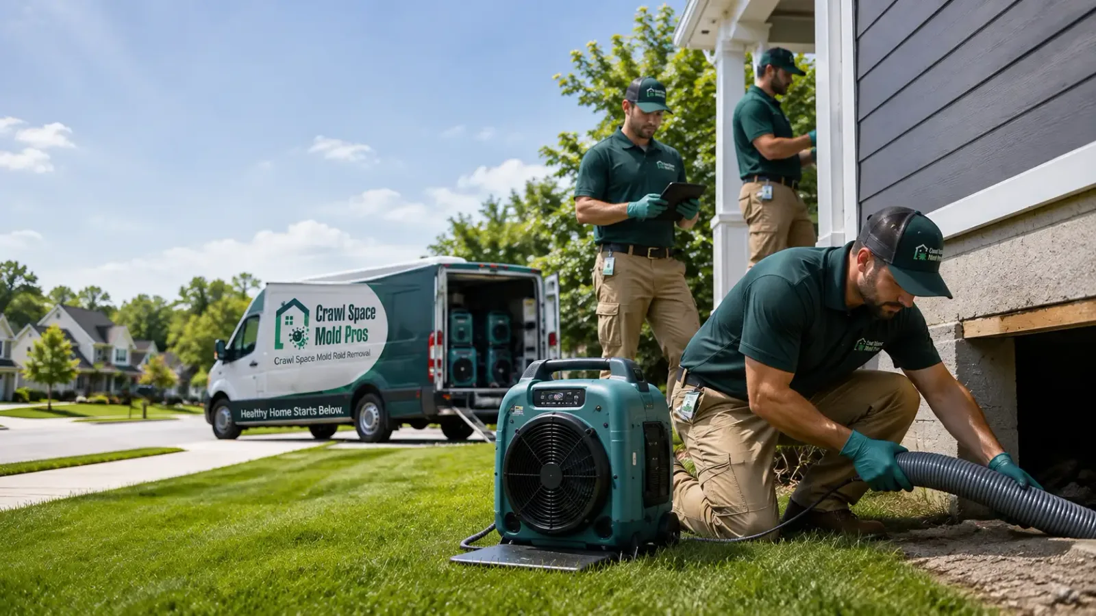 Crawl Space Mold Removal in Grinnell, IA